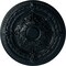 Ekena Millwork Vincent Ceiling Medallion (Fits Canopies up to 6"), Hand-Painted Night Shade, 26"OD x 3"P CM26VINSF - alternate 1